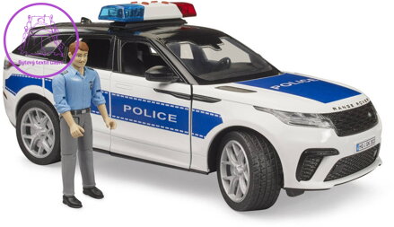 BRUDER 02890 Auto Range Rover Velar policie model na baterie Světlo Zvuk