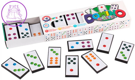 Hra Domino klasické barevné hodnoty *SPOLEČENSKÉ HRY*