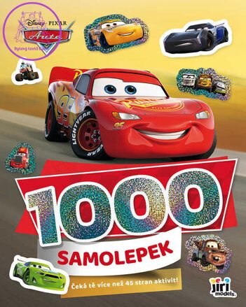 JIRI MODELS 1000 samolepek s aktivitami Auta (Cars)