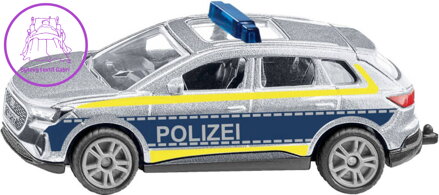 SIKU Auto AUDI Q4 e-tron německá policie osobní vůz model kov 1552