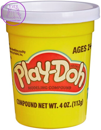 HASBRO PLAY-DOH Kelímek bílá barva modelína 112g v kelímku