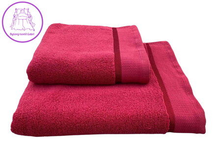 Jerry Fabrics Osuška Color 70x140 cm tmavě vínová