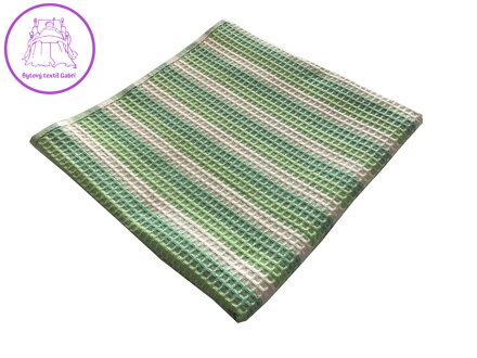Praktik Vaflový ručník 50x100 cm zelený