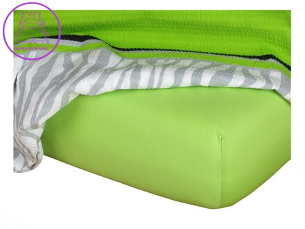Dadka Jersey prostěradlo kiwi 70x140x10 cm