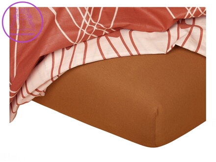 Dadka Jersey prostěradlo nugát 90x200x25 cm