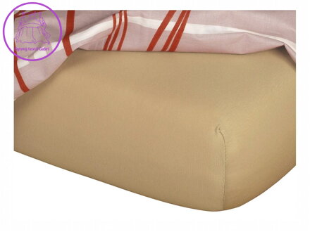 Dadka Jersey prostěradlo opál 90x200x25 cm