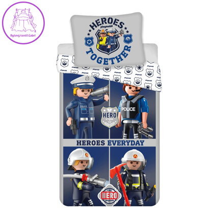 Jerry Fabrics Povlečení Playmobil 021 140x200, 70x90 cm