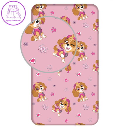 Jerry Fabrics Prostěradlo Paw Patrol 571 90x200x25 cm