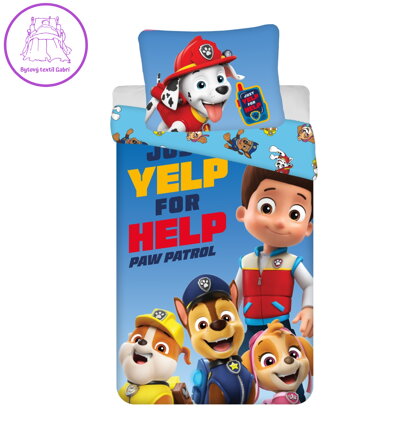 Jerry Fabrics Povlečení Paw Patrol PP 427 Help 140x200, 70x90 cm