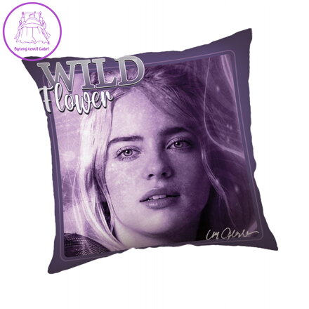 Jerry Fabrics Polštářek Billie Eilish 40x40 cm