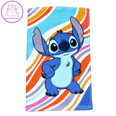 Carbotex Dětský ručník Lilo a Stitch Malý Rošťák 30x50 cm