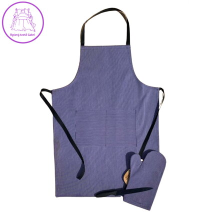 Svitap Grilovací set zástěra a chňapka denim