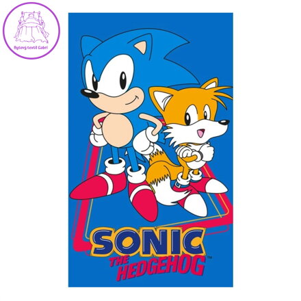 Carbotex Dětský ručník Ježek Sonic 30x50 cm