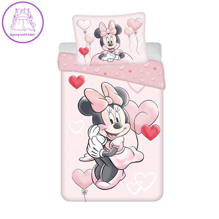 Jerry Fabrics Povlečení Minnie Balloon 02 140x200, 70x90 cm