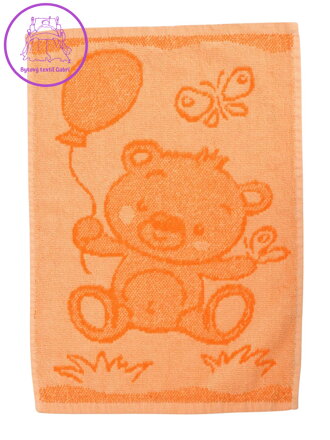 Profod Dětský ručník Bear orange 30x50 cm