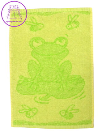 Profod Dětský ručník Frog green 30x50 cm