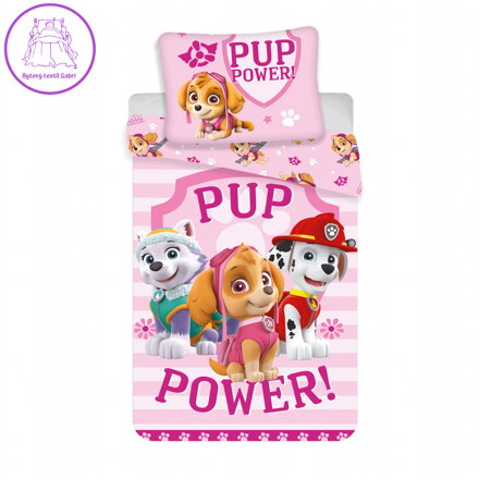 Jerry Fabrics Povlečení Paw Patrol 122 140x200, 70x90 cm