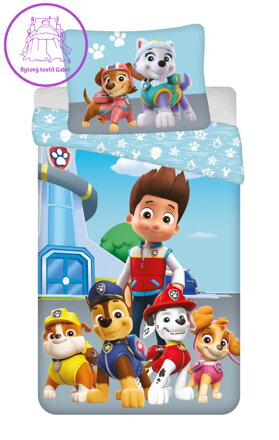 Jerry Fabrics Povlečení Paw Patrol PP451 140x200, 70x90 cm