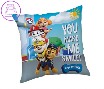 Jerry Fabrics Polštářek Paw Patrol 325 40x40 cm