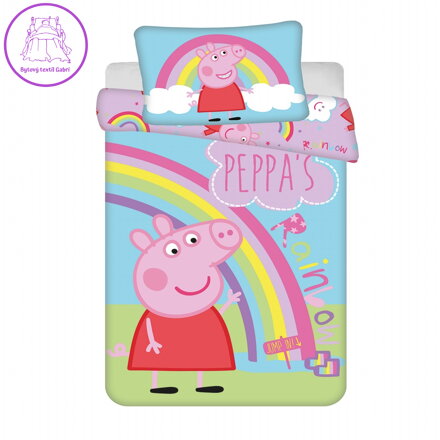 Jerry Fabrics Povlečení do postýlky Peppa Pig 016 baby 100x135, 40x60 cm
