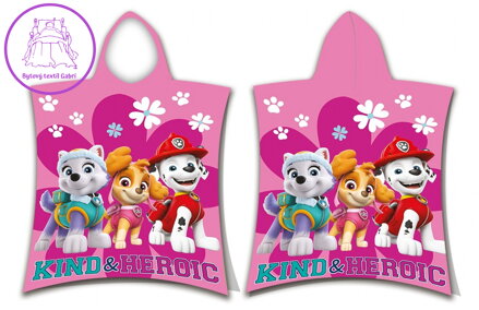 Jerry Fabrics Pončo Paw Patrol 475 50x115 cm