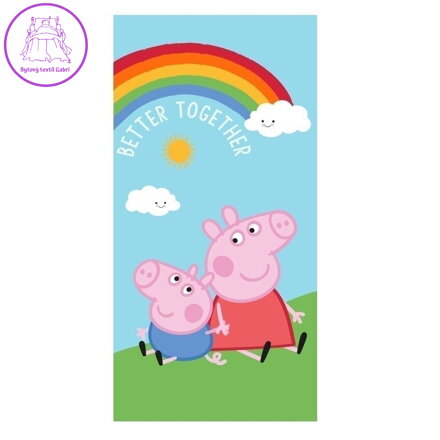 Jerry Fabrics Osuška Prasátko Peppa 132 70x140 cm