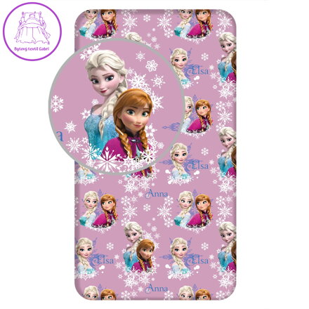 Jerry Fabrics Prostěradlo Frozen Duo Sisters 02 90x200x25 cm
