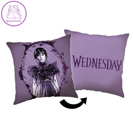 Jerry Fabrics Polštářek Wednesday Purple 40x40 cm