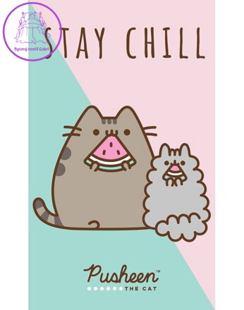 Carbotex Dětský ručník Kočička Pusheen Stay Chill 30x50 cm