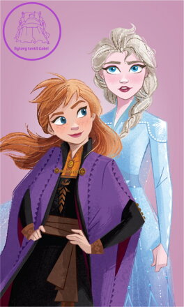 Jerry Fabrics Dětský ručník Frozen Purple 05 30x50 cm