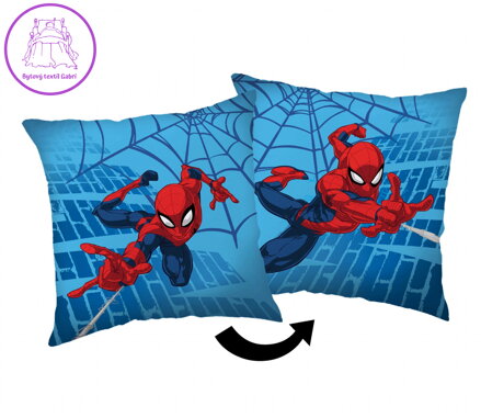 Jerry Fabrics Polštářek Spiderman Blue 05 40x40 cm