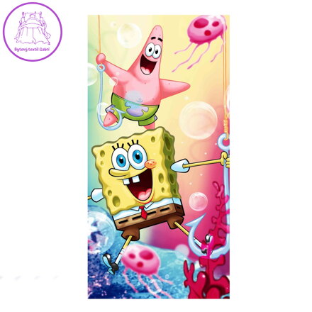 Jerry Fabrics Osuška Sponge Bob 012 70x140 cm