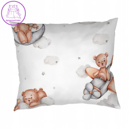 Dadka Povlak bavlna Teddy bear plane 40x50 cm