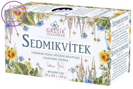 Grešík Sedmikvítek 20 x 1,0 g