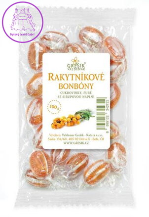 Grešík Rakytníkové bonbóny 100 g