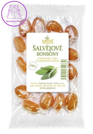 Grešík Šalvějové bonbóny 100 g