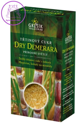 Grešík Cukr Dry Demerara třtinový přírodní světlý 300 g