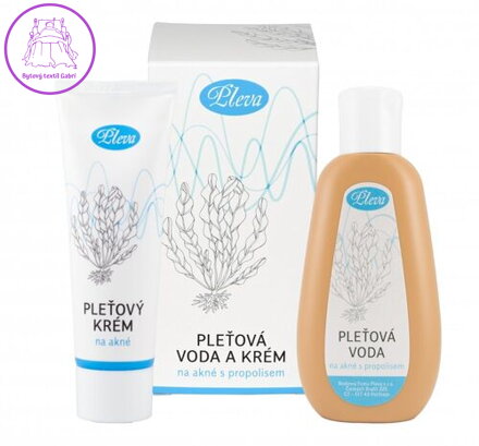 Pleťová voda a krém na akné