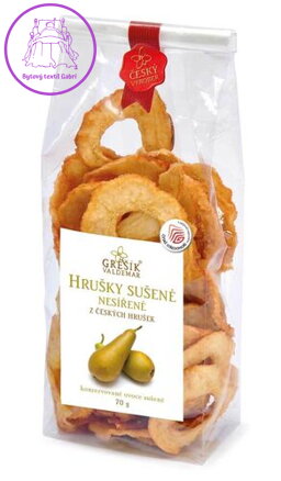 Grešík Hrušky sušené nesířené 70 g