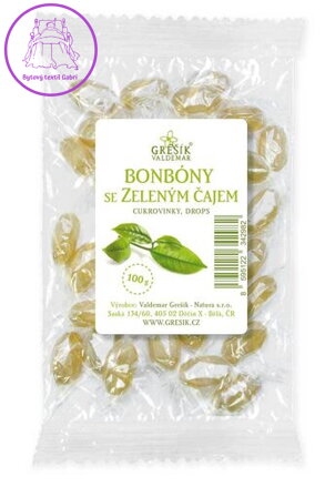 Grešík Bonbóny Se zeleným čajem 100 g