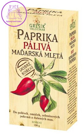 Grešík Paprika pálivá maďarská mletá 100 g