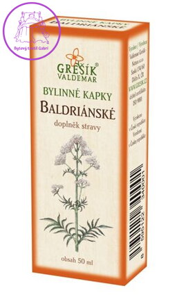 Grešík Baldriánské kapky 50 ml