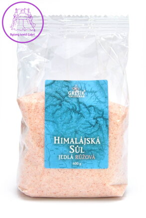 Grešík Sůl Himalájská jedlá růžová 600 g
