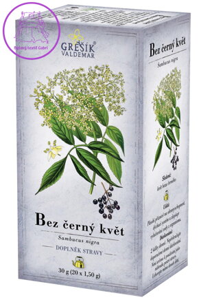 Grešík Bez černý květ 20 x 1,5 g