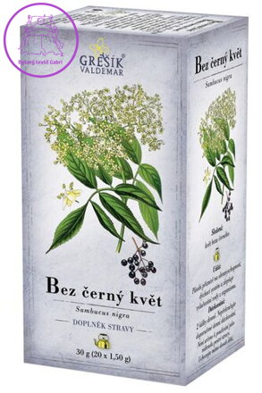 Grešík Bez černý květ 20 x 1,5 g