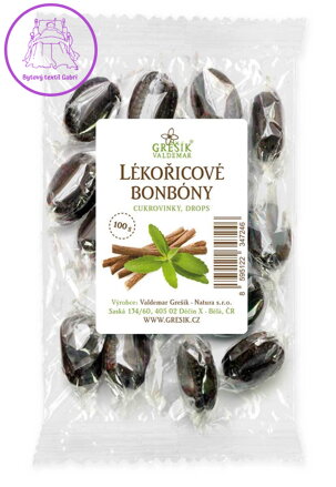 Grešík Lékořicové bonbóny 100 g