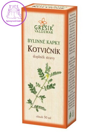 Grešík Kotvičník kapky 50 ml