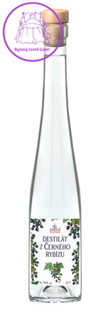 Grešík destilát z černého rybízu 0,5 l