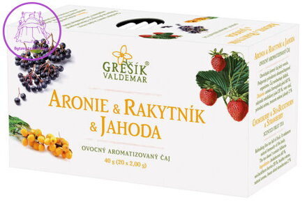 Grešík Aronie & Rakytník & Jahoda 20 x 2,0 g