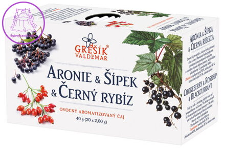 Grešík Aronie & Šípek & Černý rybíz 20 x 2,0 g